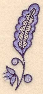 Picture of Colonial Floral Design Machine Embroidery Design