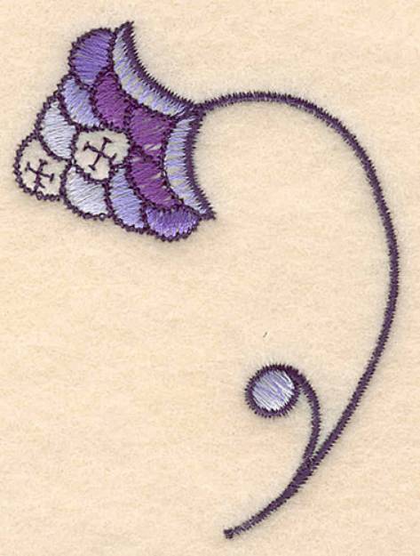 Picture of Colonial Floral Design Machine Embroidery Design