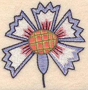 Picture of Colonial Floral Design Machine Embroidery Design