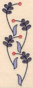 Picture of Colonial Floral Design Machine Embroidery Design