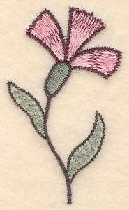 Picture of Colonial Floral Design Machine Embroidery Design