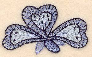 Picture of Colonial Floral Design Machine Embroidery Design