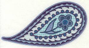 Picture of Floral Paisley B Machine Embroidery Design