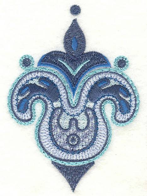 Picture of Paisley F Small Machine Embroidery Design