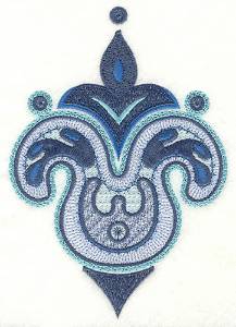 Picture of Paisley F Large Machine Embroidery Design