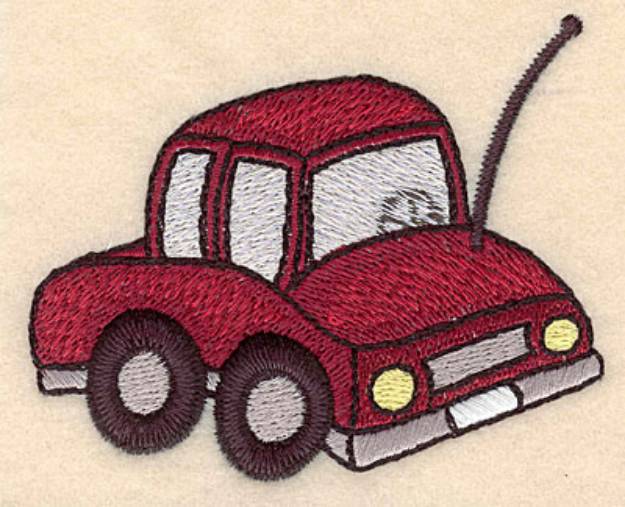 Picture of Car Small Machine Embroidery Design