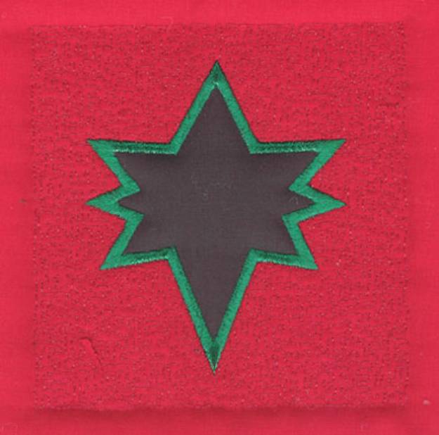 Picture of 4 Inch Star Machine Embroidery Design