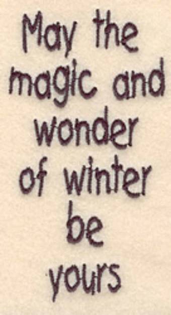 Picture of Magic Of Winter Small Machine Embroidery Design