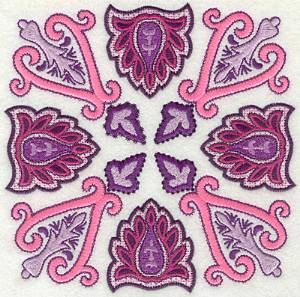 Picture of Large Paisley L Machine Embroidery Design