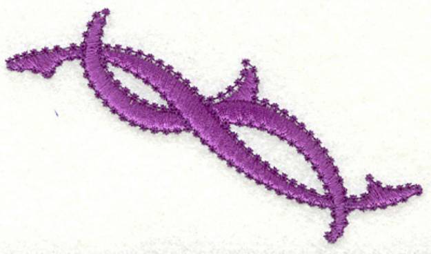 Picture of Paisley Ribbon M Small Machine Embroidery Design