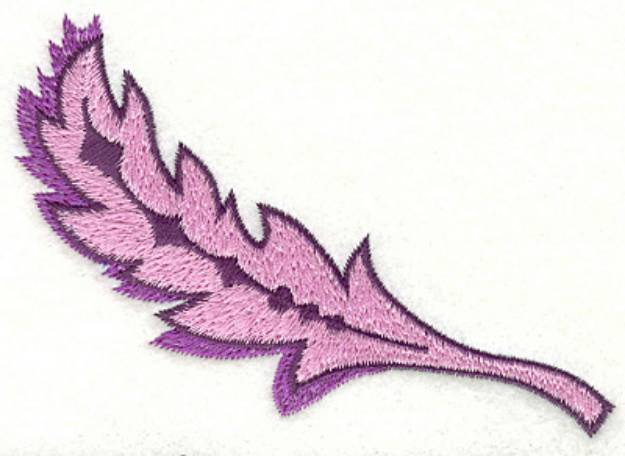 Picture of Feather Paisley O Small Machine Embroidery Design