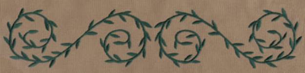 Picture of Decorative Vines 3 Machine Embroidery Design