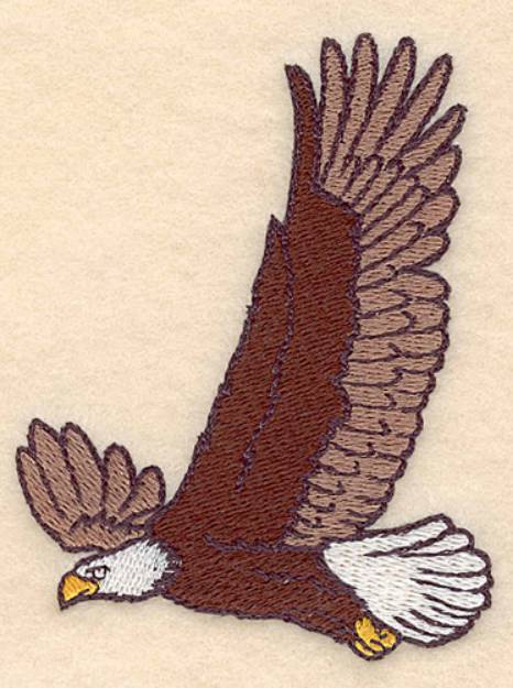 Picture of American Bald Eagle Machine Embroidery Design