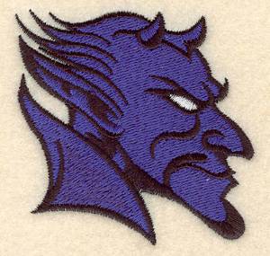 Picture of Devil Small Machine Embroidery Design