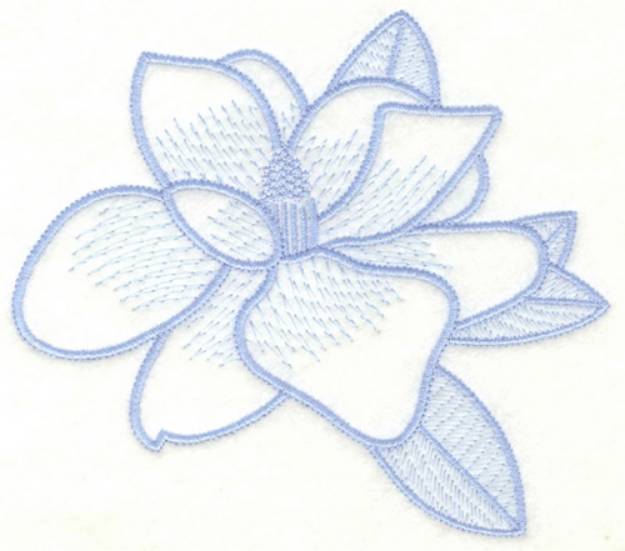 Picture of Magnolia Machine Embroidery Design