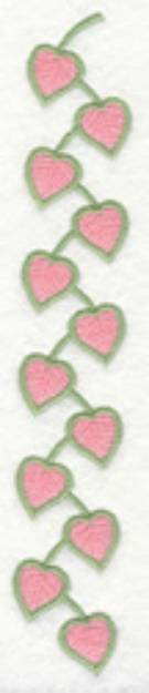 Picture of Heart Vine Large Machine Embroidery Design