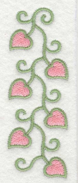 Picture of Fancy Heart Vine Machine Embroidery Design