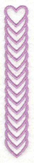 Picture of Hearts Stacked Small Machine Embroidery Design