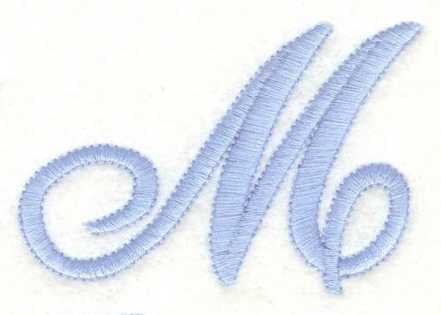 Picture of Fancy Font M Machine Embroidery Design