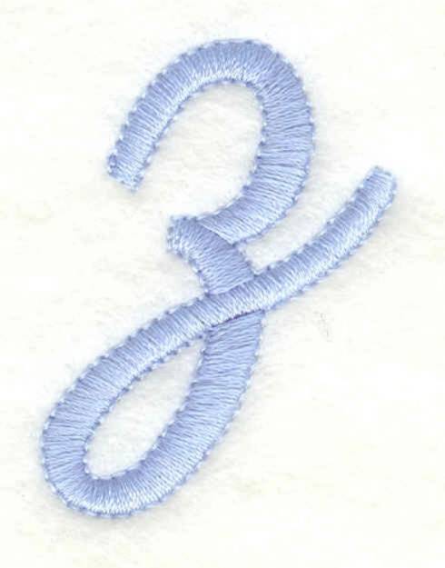 Picture of Lowercase Fancy z Machine Embroidery Design