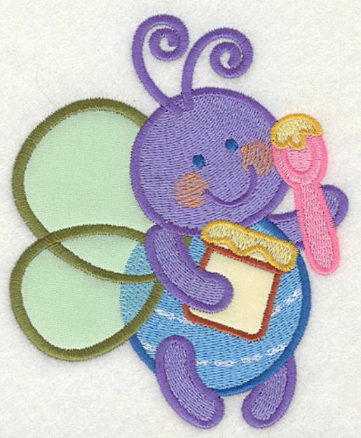 Picture of Honey Bee Machine Embroidery Design