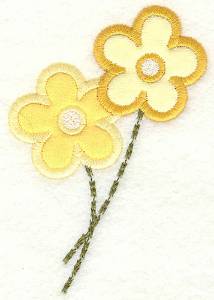 Picture of Flowers Machine Embroidery Design