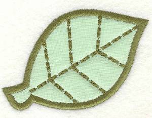 Picture of Leaf Machine Embroidery Design