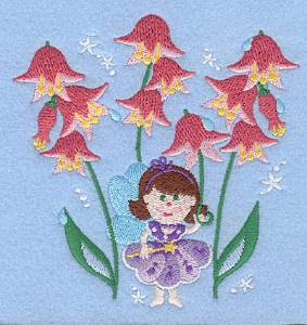 Picture of Flower Fairy Machine Embroidery Design