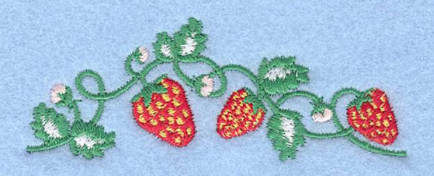 Picture of Strawberry Vine Machine Embroidery Design