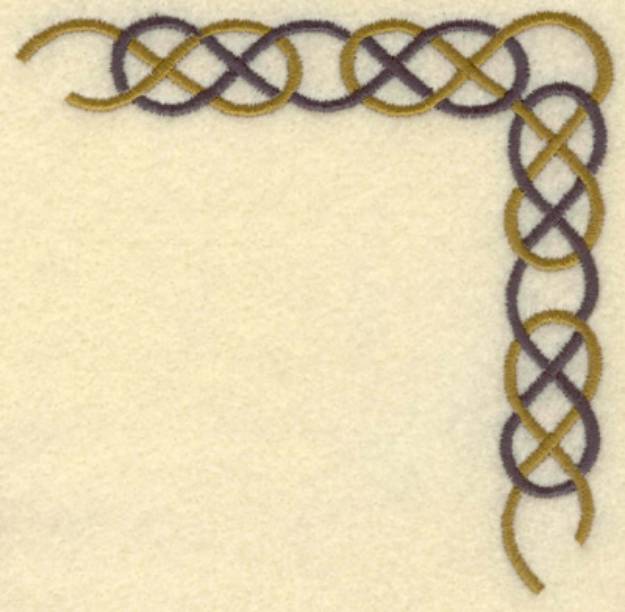 Picture of Corner Loop Pattern Machine Embroidery Design