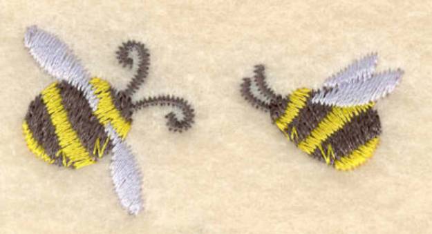 Picture of Bees Machine Embroidery Design