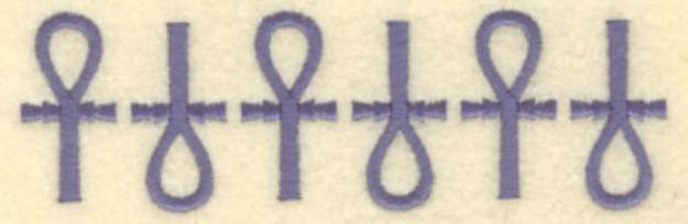 Picture of Ankh Alternating Border Machine Embroidery Design