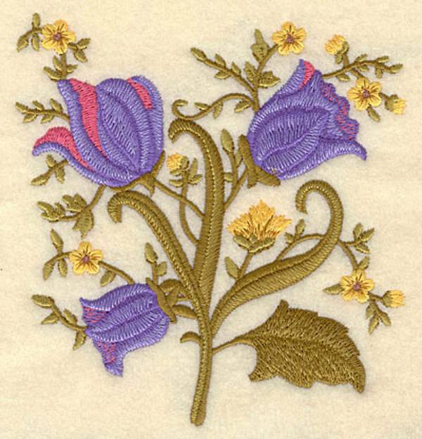 Picture of Wildflowers Machine Embroidery Design