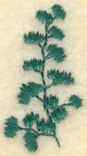 Picture of Small Fern Machine Embroidery Design