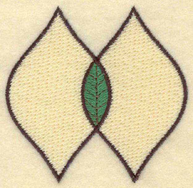 Picture of Double Leaf Medium Machine Embroidery Design