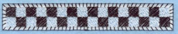 Picture of Checkered  Border Machine Embroidery Design