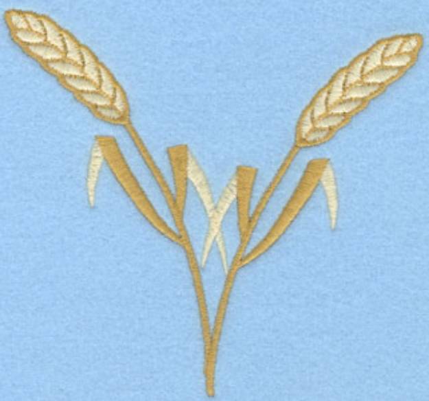 Picture of Double Wheat Sheaf Machine Embroidery Design