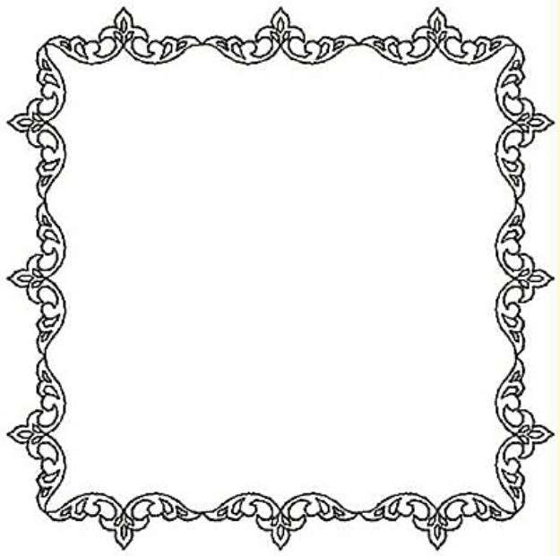 Picture of Rectangle Design Machine Embroidery Design