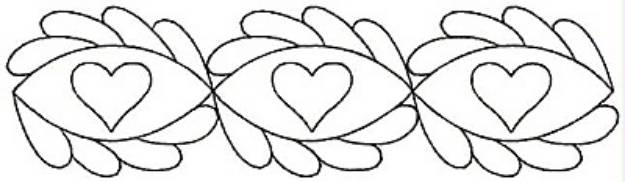 Picture of Heart Design Machine Embroidery Design