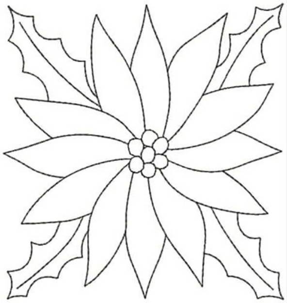 Picture of Flower Design Machine Embroidery Design