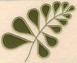 Picture of Fern applique Machine Embroidery Design