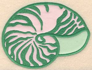 Picture of Seashell Applique Machine Embroidery Design