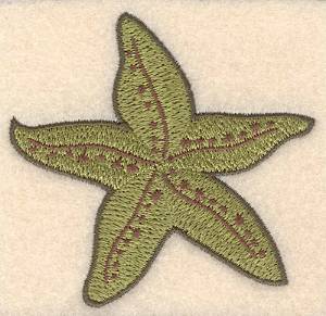 Picture of Starfish Machine Embroidery Design