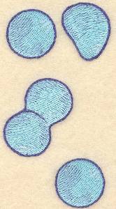 Picture of Bubbles Machine Embroidery Design