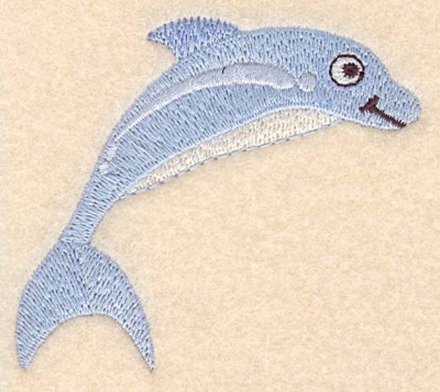 Picture of Dolphin Machine Embroidery Design