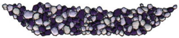 Picture of Gravel (Pebbles) Machine Embroidery Design