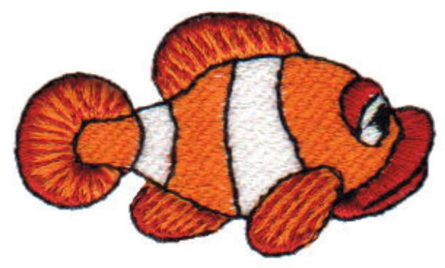 Picture of Clown Fish Machine Embroidery Design