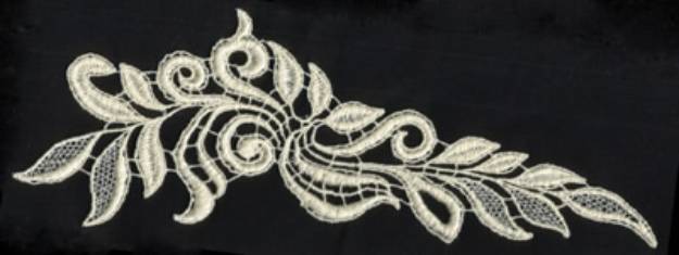 Picture of Lace Leaves Machine Embroidery Design