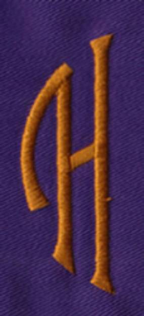 Picture of SM Left H Machine Embroidery Design