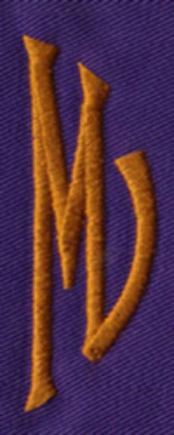 Picture of SM Right M Machine Embroidery Design